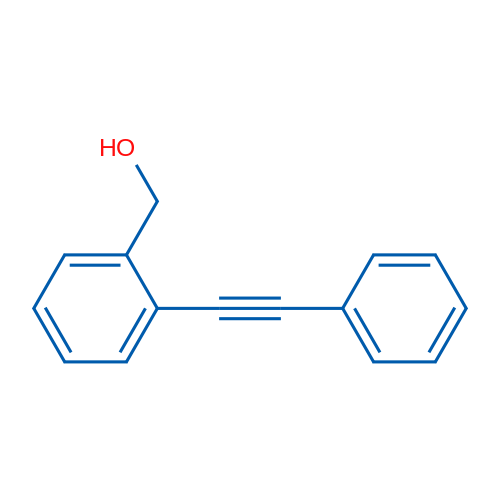 (2-(Phenylethynyl)phenyl)methanol 1g