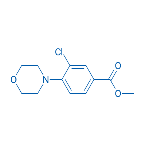 Methyl 3-chloro-4-morpholinobenzoate 250mg