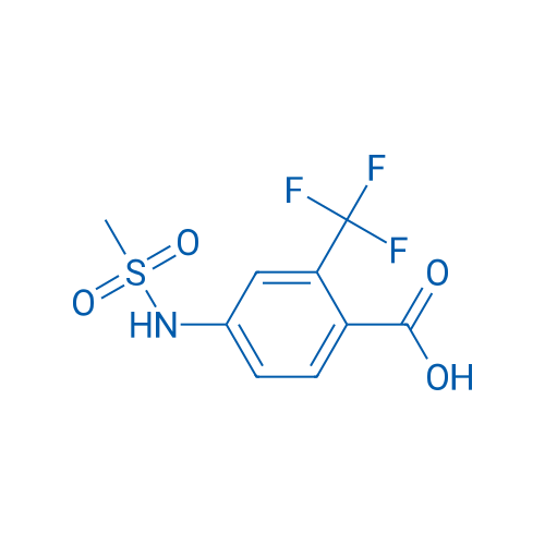4-(Methylsulfonamido)-2-(trifluoromethyl)benzoic acid 5g
