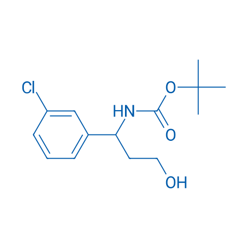 tert-Butyl (1-(3-chlorophenyl)-3-hydroxypropyl)carbamate 250mg