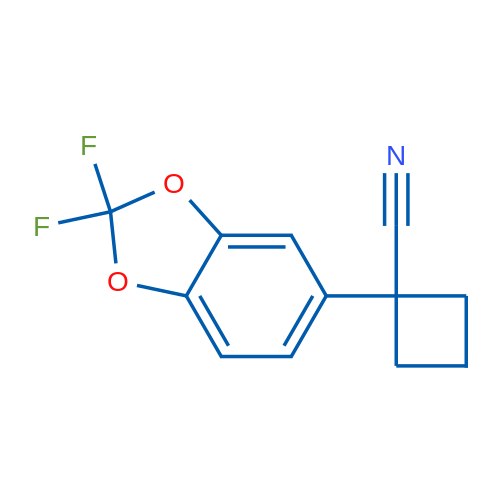 1-(2,2-Difluorobenzo[d][1,3]dioxol-5-yl)cyclobutane-1-carbonitrile 1g
