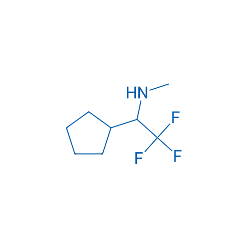 1-Cyclopentyl-2,2,2-trifluoro-N-methylethan-1-amine 250mg