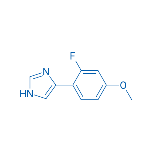 4-(2-Fluoro-4-methoxy-phenyl)-1h-imidazole 1g