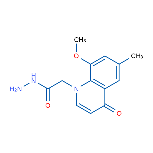 2-(8-Methoxy-6-methyl-4-oxoquinolin-1(4H)-yl)acetohydrazide 1g