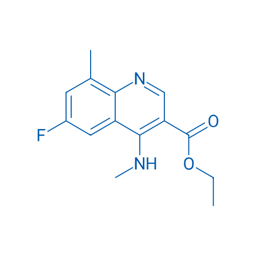 Ethyl 6-fluoro-8-methyl-4-(methylamino)quinoline-3-carboxylate 1g
