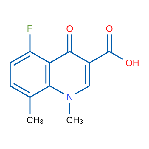 5-Fluoro-1,8-dimethyl-4-oxo-1,4-dihydroquinoline-3-carboxylic acid 1g