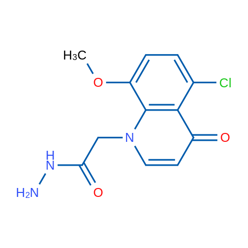 2-(5-Chloro-8-methoxy-4-oxoquinolin-1(4H)-yl)acetohydrazide 1g