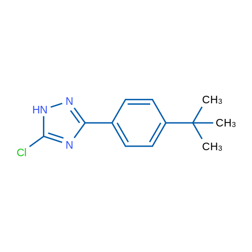 3-(4-(tert-Butyl)phenyl)-5-chloro-1H-1,2,4-triazole 1g