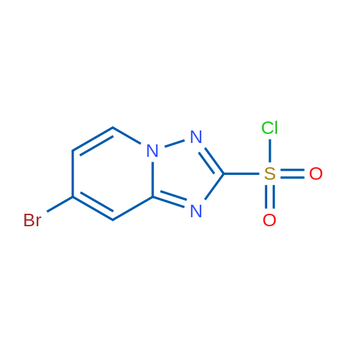 7-Bromo-[1,2,4]triazolo[1,5-a]pyridine-2-sulfonyl chloride 1g