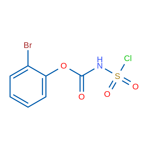 2-Bromophenyl N-(chlorosulfonyl)carbamate 10g