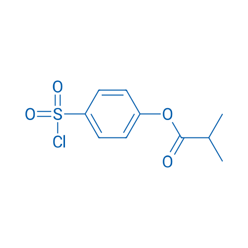 4-(Chlorosulfonyl)phenyl 2-methylpropanoate 1g