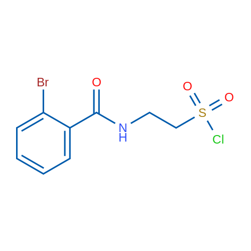 2-[(2-Bromophenyl)formamido]ethane-1-sulfonyl chloride 1g