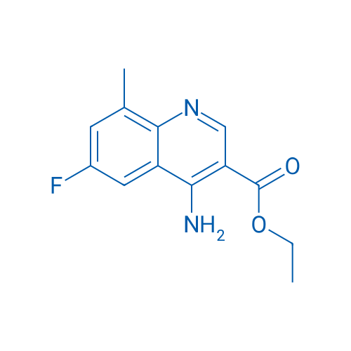 Ethyl 4-amino-6-fluoro-8-methylquinoline-3-carboxylate 1g