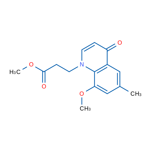 Methyl 3-(8-methoxy-6-methyl-4-oxoquinolin-1(4H)-yl)propanoate 1g
