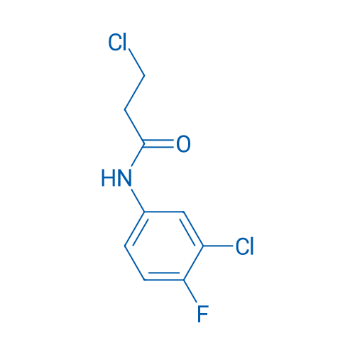3-Chloro-N-(3-chloro-4-fluorophenyl)propanamide 250mg