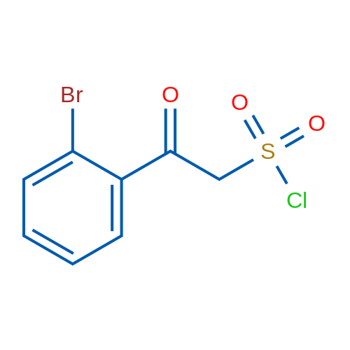 2-(2-Bromophenyl)-2-oxoethanesulfonyl chloride 1g