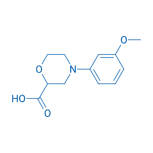4-(3-Methoxyphenyl)morpholine-2-carboxylic acid 1g