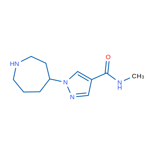 1-(Azepan-4-yl)-N-methyl-1H-pyrazole-4-carboxamide 1g