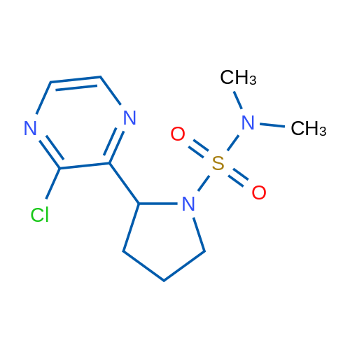 2-(3-Chloropyrazin-2-yl)-N,N-dimethylpyrrolidine-1-sulfonamide 1g
