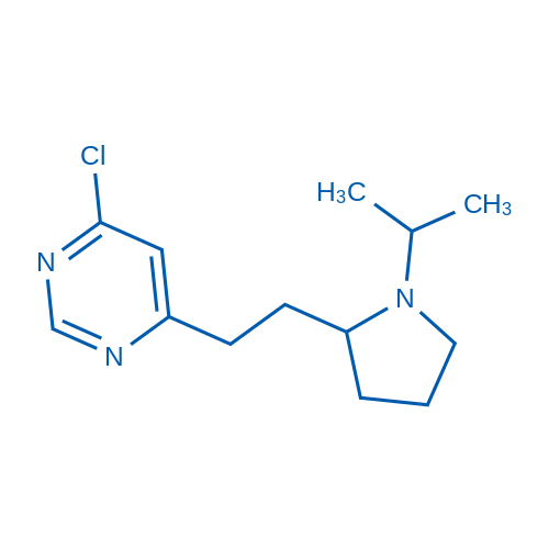 4-Chloro-6-(2-(1-isopropylpyrrolidin-2-yl)ethyl)pyrimidine 1g