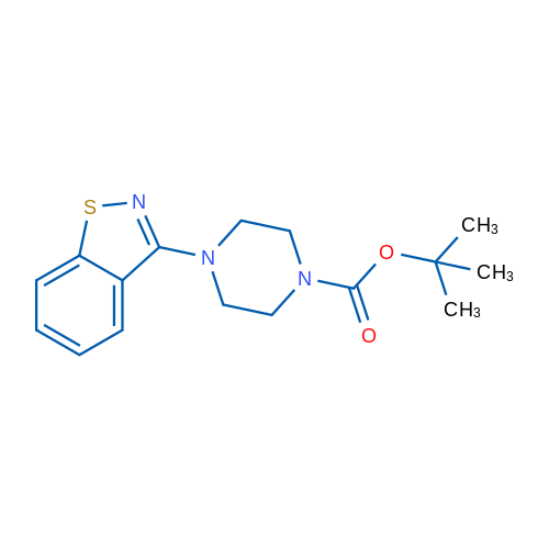 tert-Butyl 4-(benzo[d]isothiazol-3-yl)piperazine-1-carboxylate 1g