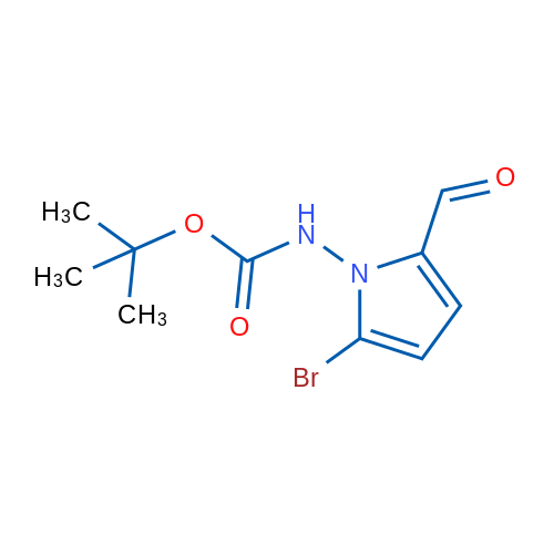 tert-Butyl (2-bromo-5-formyl-1H-pyrrol-1-yl)carbamate 1g
