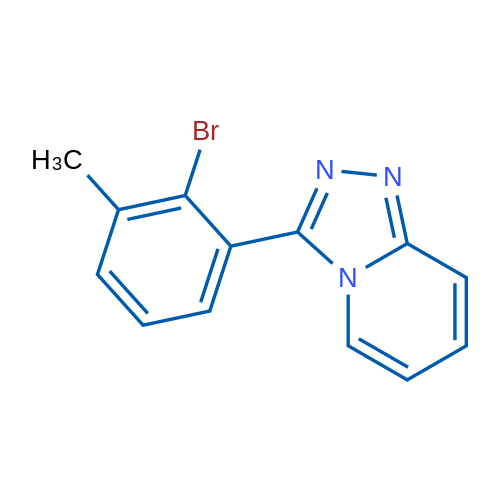 3-(2-Bromo-3-methylphenyl)-[1,2,4]triazolo[4,3-a]pyridine 1g