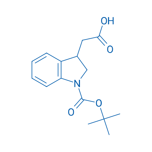 2-{1-[(tert-butoxy)carbonyl]-2,3-dihydro-1H-indol-3-yl}acetic acid 50mg