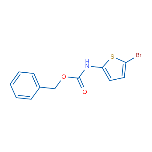 Benzyl (5-bromothiophen-2-yl)carbamate 1g