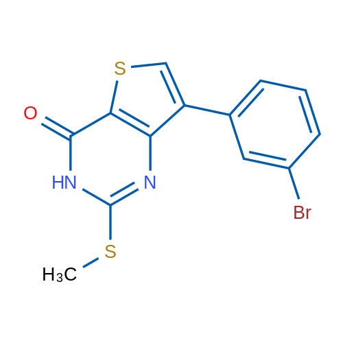7-(3-Bromophenyl)-2-(methylsulfanyl)-3H,4H-thieno[3,2-d]pyrimidin-4-one 1g
