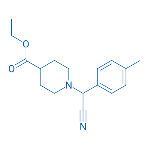 Ethyl 1-(cyano(p-tolyl)methyl)piperidine-4-carboxylate 1g