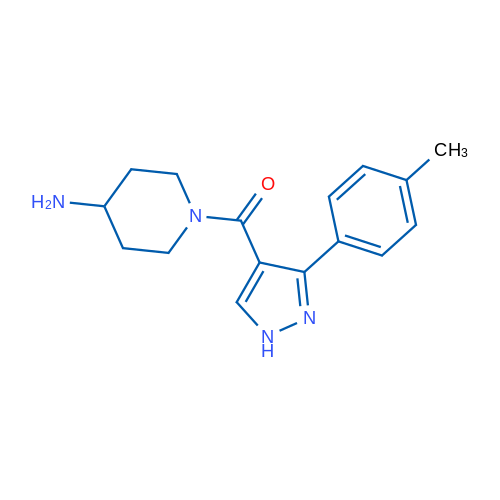 (4-Aminopiperidin-1-yl)(3-(p-tolyl)-1H-pyrazol-4-yl)methanone 1g