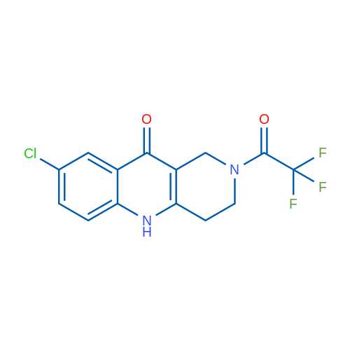 8-Chloro-2-(2,2,2-trifluoroacetyl)-1H,2H,3H,4H,5H,10H-benzo[b]1,6-naphthyridin-10-one 1g