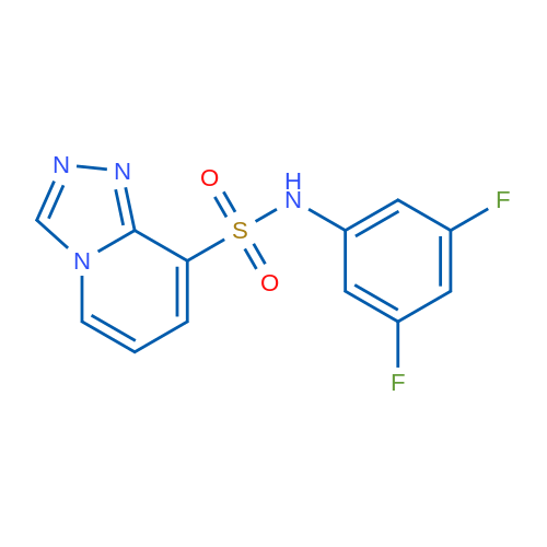 N-(3,5-Difluorophenyl)-[1,2,4]triazolo[4,3-a]pyridine-8-sulfonamide 1g