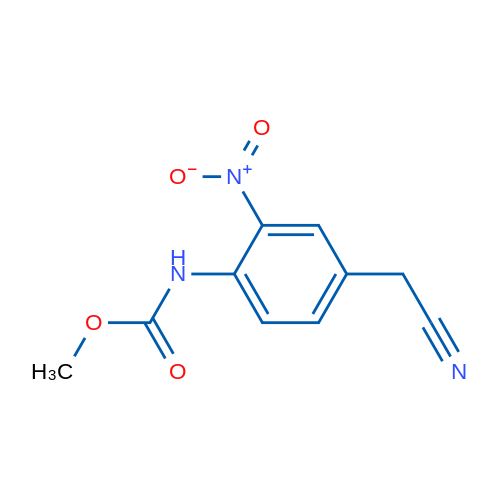 Methyl (4-(cyanomethyl)-2-nitrophenyl)carbamate 5g