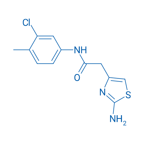 2-(2-Aminothiazol-4-yl)-N-(3-chloro-4-methylphenyl)acetamide 100mg