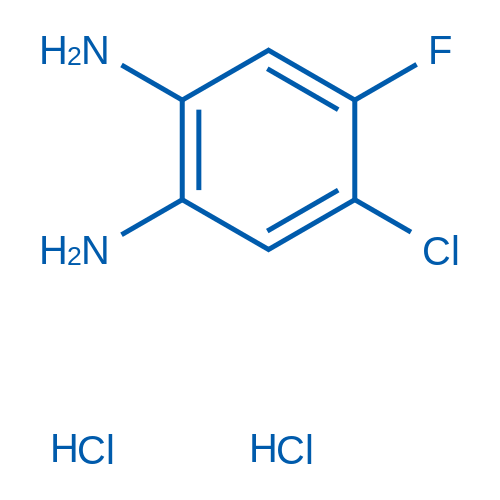 4-Chloro-5-fluorobenzene-1,2-diamine dihydrochloride 25g