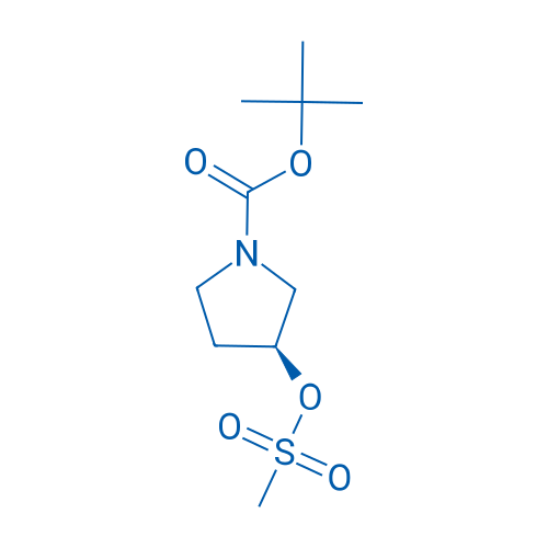 (S)-tert-Butyl 3-((methylsulfonyl)oxy)pyrrolidine-1-carboxylate 1g