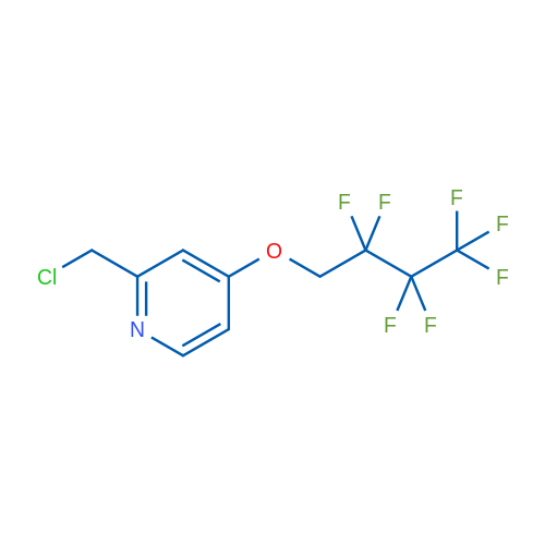 2-(Chloromethyl)-4-(2,2,3,3,4,4,4-heptafluorobutoxy)pyridine 1g