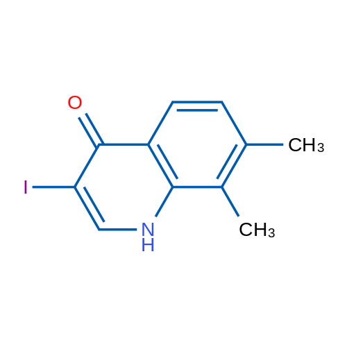 3-Iodo-7,8-dimethylquinolin-4(1H)-one 1g
