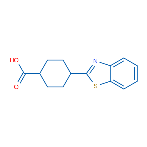 4-(Benzo[d]thiazol-2-yl)cyclohexanecarboxylic acid 1g