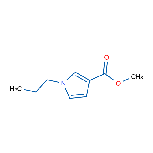 Methyl 1-propyl-1H-pyrrole-3-carboxylate 10g