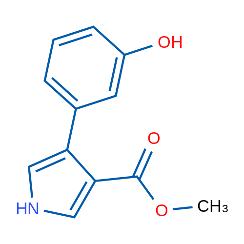 Methyl 4-(3-hydroxyphenyl)-1H-pyrrole-3-carboxylate 1g