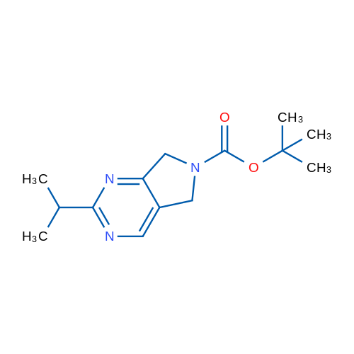 tert-Butyl 2-isopropyl-5H-pyrrolo[3,4-d]pyrimidine-6(7H)-carboxylate 1g