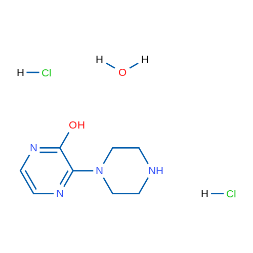 3-(Piperazin-1-yl)pyrazin-2-ol dihydrochloride hydrate 5g