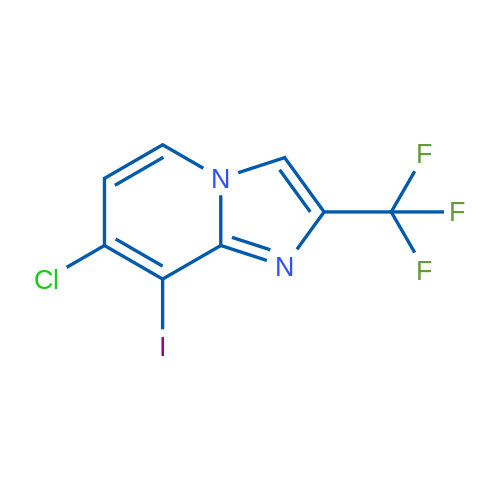 7-Chloro-8-iodo-2-(trifluoromethyl)imidazo[1,2-a]pyridine 1g