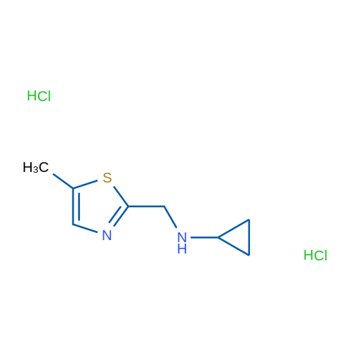 N-[(5-MEthyl-1,3-thiazol-2-yl)methyl]cyclopropanamine dihydrochloride 1g