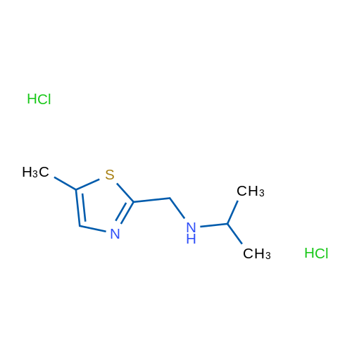 N-[(5-MEthyl-1,3-thiazol-2-yl)methyl]propan-2-amine dihydrochloride 1g