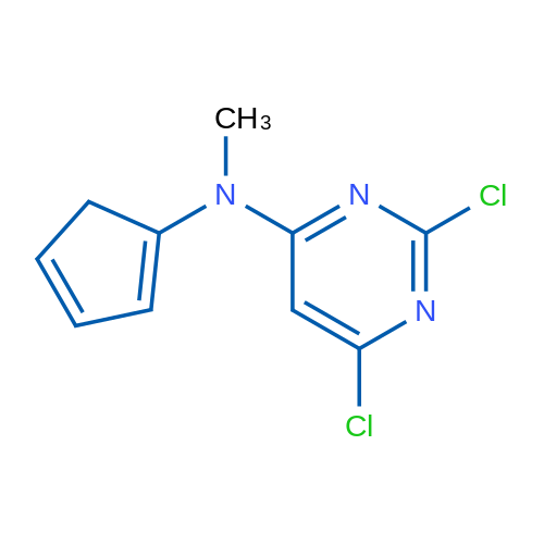 2,6-Dichloro-N-(cyclopenta-1,3-dien-1-yl)-N-methylpyrimidin-4-amine 5g