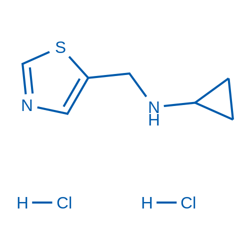 N-(Thiazol-5-ylmethyl)cyclopropanamine dihydrochloride 1g
